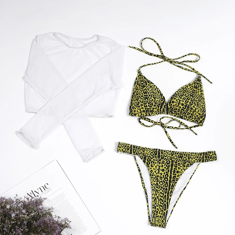 leopard print yellow