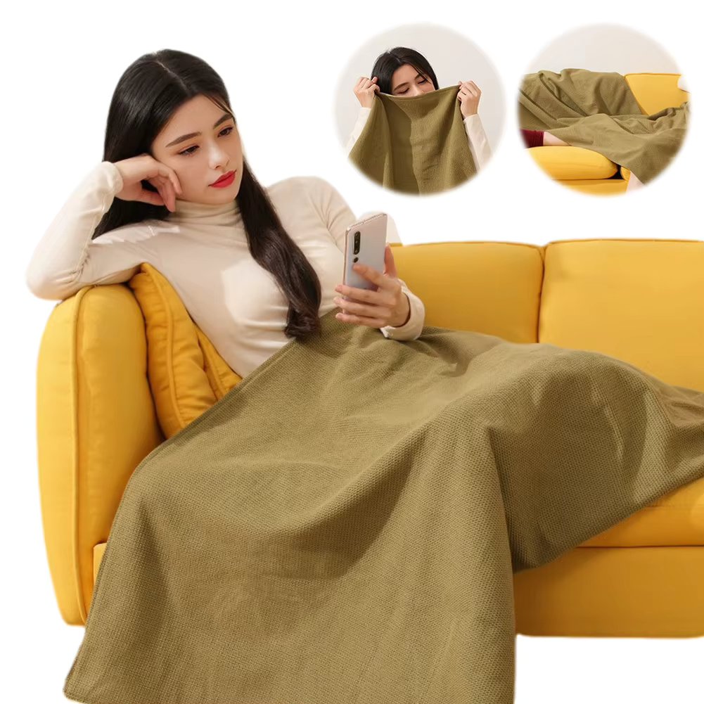 Wearable USB Electric Heated Blanket 3 Heating Levels Heating Electric Blanket Shawl Portable Body Warmer Blanket