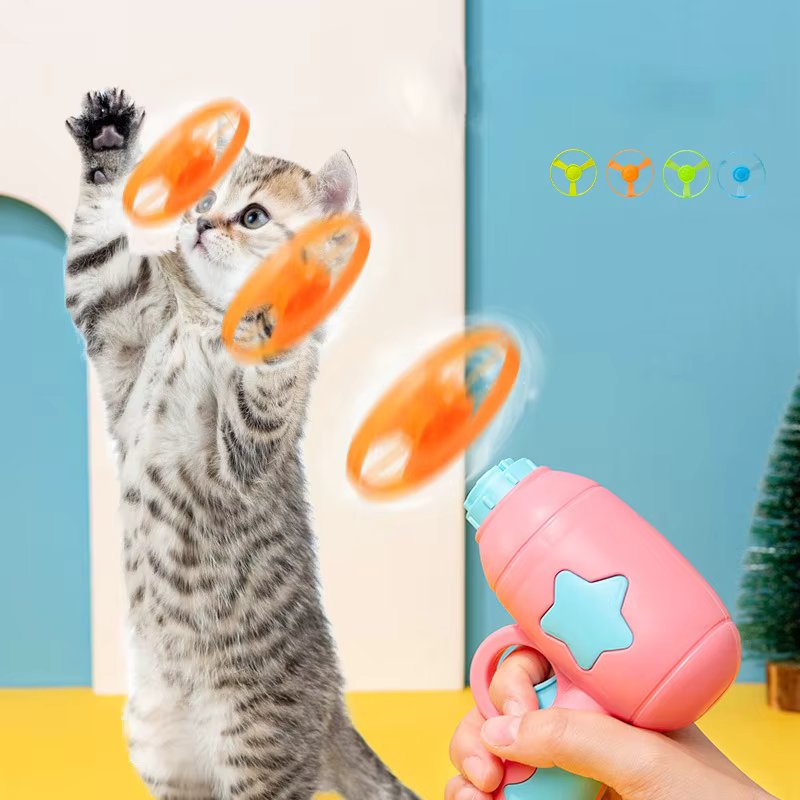 Cat Fris rain toy puppy top toy