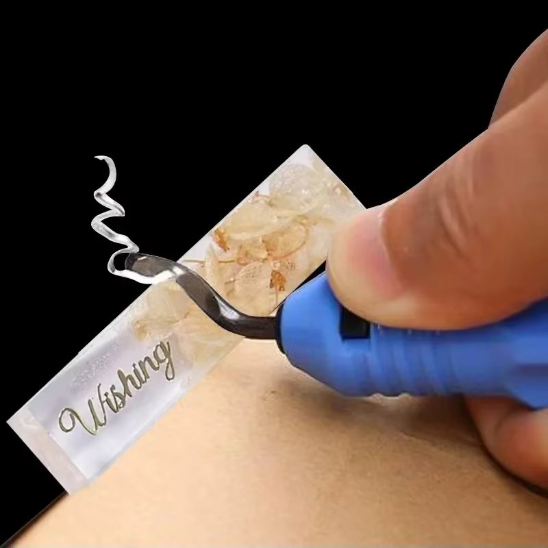 Manual Edge Trimmer, Woodworking Chamfering Tool, Scraper for DIY Resin, Epoxy Resin Adhesive Finished Product Edge Trimming
