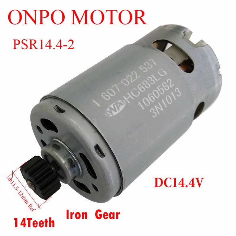 PSR14.4-2,14Teeth,14.4V DC Motor,3603J16G40, HC683LG 1607022537 Can Be Used To Bosch Cordless Impact Electric Drill Screwdriver