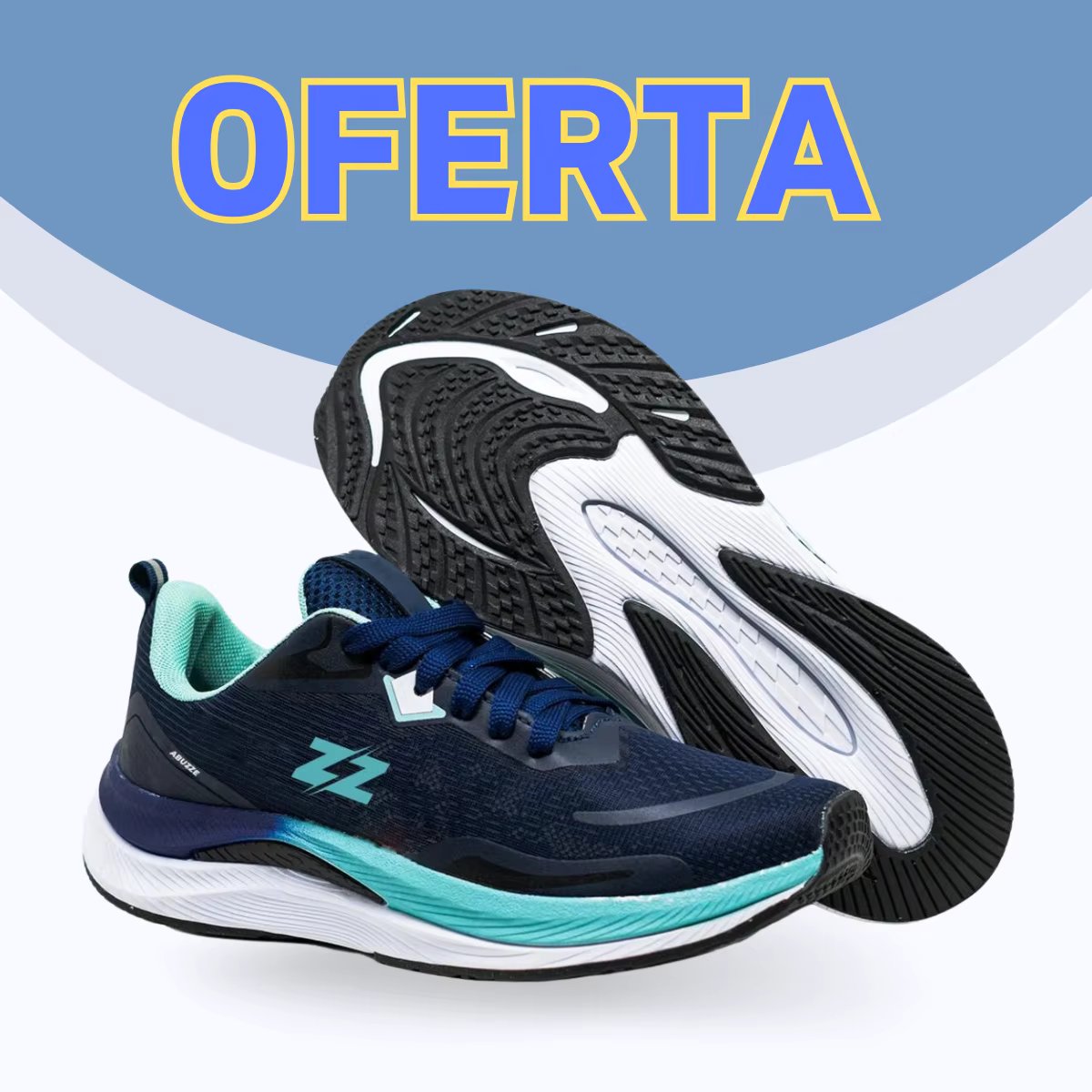 Abuzze Breathable Women's Walking Academy Sports Sneakers