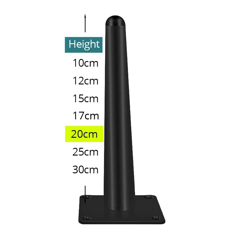 Black Vertical 20cm