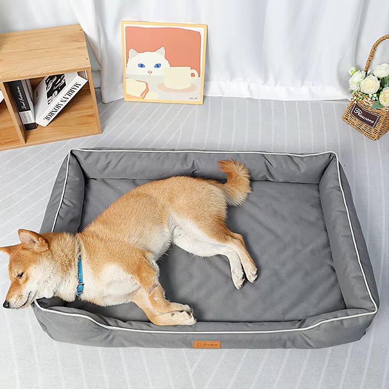 Upgrade 900D Oxford Dog Bed Removable Sponge Mat More Waterproof More Bite-resistant Dogs Beds Soft Cozy Pet Bed Dog Accessories