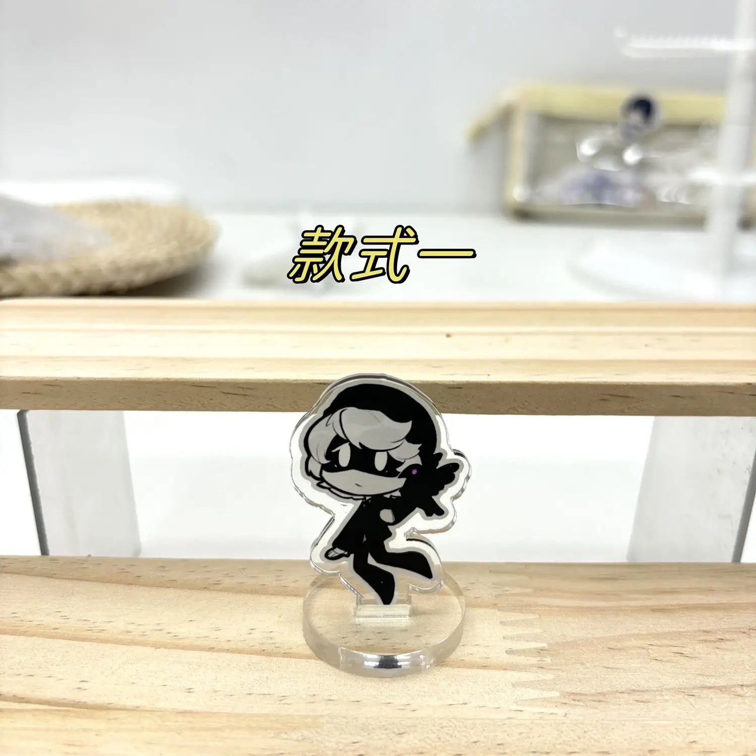 Murder Drones Stand Sign Cartoon Desktop Ornaments Anime Accessories Student Model Toys Kawaii Figure 6 Sets Birthday Gift