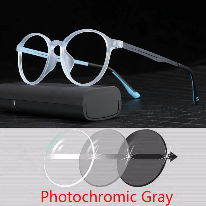 blue frame gray