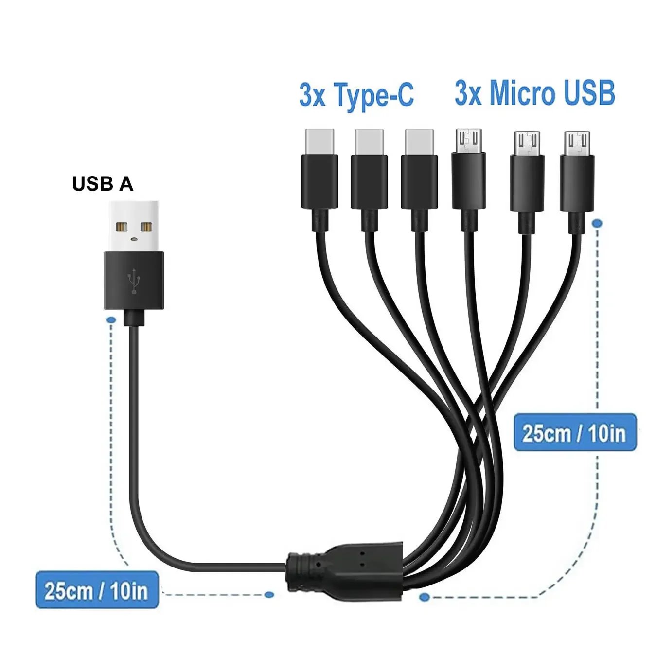 A to 6 in 1 (50cm)