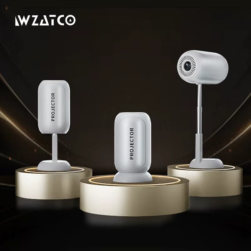 WZATCO T6 Full HD 1080P Projector 4K Android 5G WiFi Portable Home TheaterProjetor Smart Beamer Proyect Movie Freestyle Ceiling