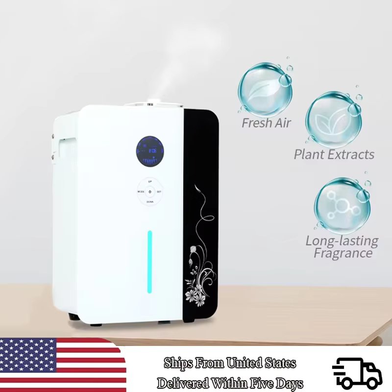 3000m³ Air Purifier Electric Perfume Machine Aroma Diffuser WIFI HVAC 800ML Capacity Metal Body Commercial Home Use Aromatizador