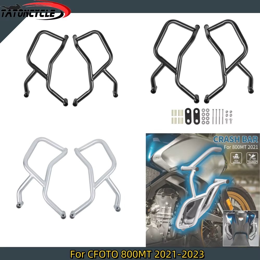 800 MT Engine Guard Crash Bar For CFMOTO 800MT 2021 2022 2023  Bumper Protection Motorcycle Mudguard Steel Materials High Streng
