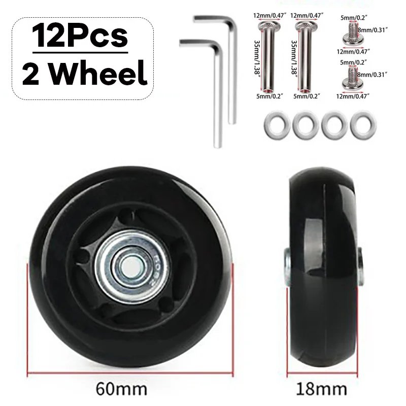 60mm-18mm-2 Wheels