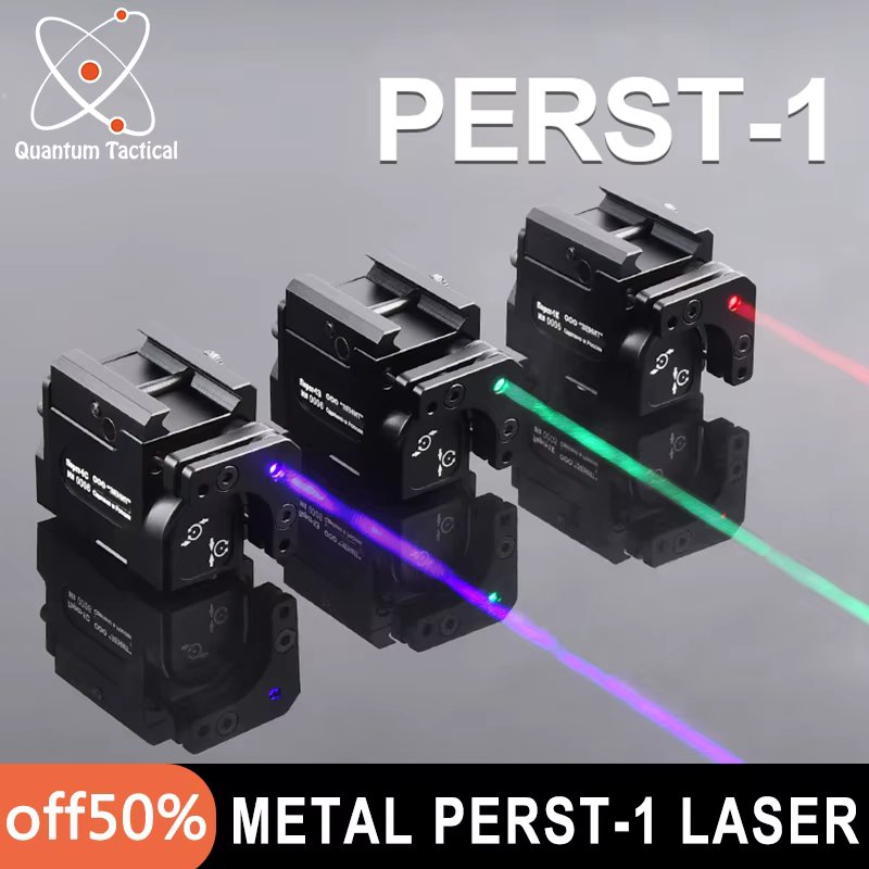 WADSN Tactical Metal Perst-1 Laser Red Green Blue Dot Sight Indicator Airsoft Hunting Weapon Scout Light Outdoor LED Spotlight