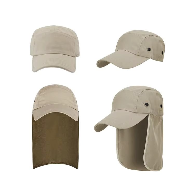 [Today's departure] Climbing Rural Men's Mens 100 Pro Neck Sweat Absorption Lands Mountain Changle Functional DPS-N Beis Hats