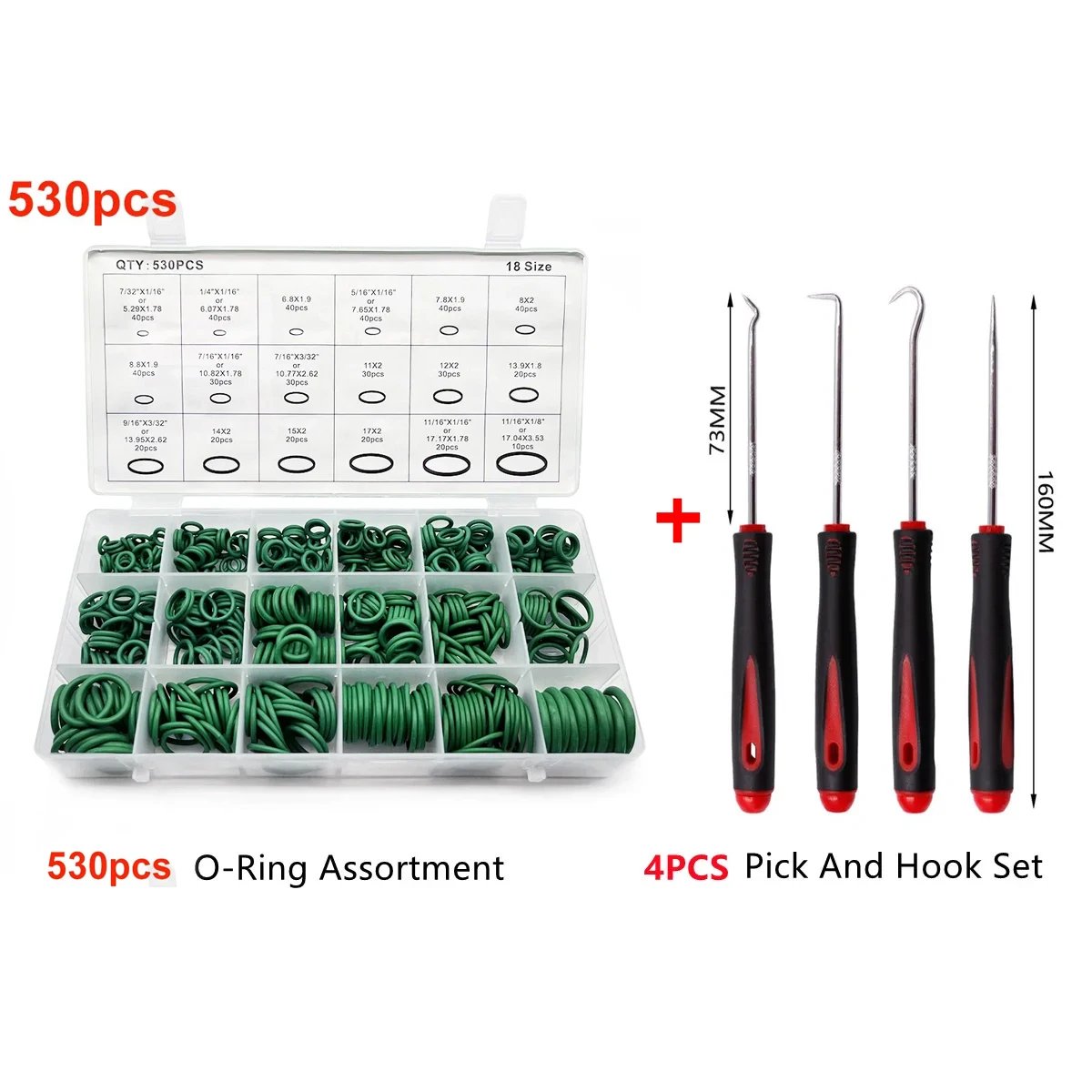 530pcs green Set