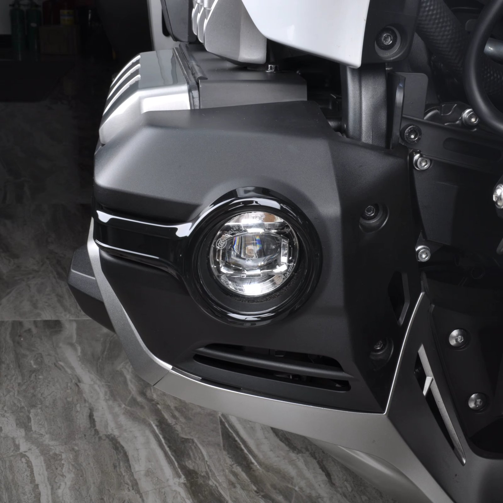 Black Fog Light Trim Rings For Honda Gold Wing 1800 GL1800 F6B 2018-2023 PANICAL Motorcycle Accessories Cover Protective