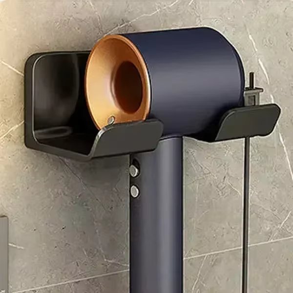 Hair Dryer Holder Wall Dryer Cradle Straightener Stand Hairdryer Organizer Box Plastic Hair Dryer Stand Bathroom Organizer
