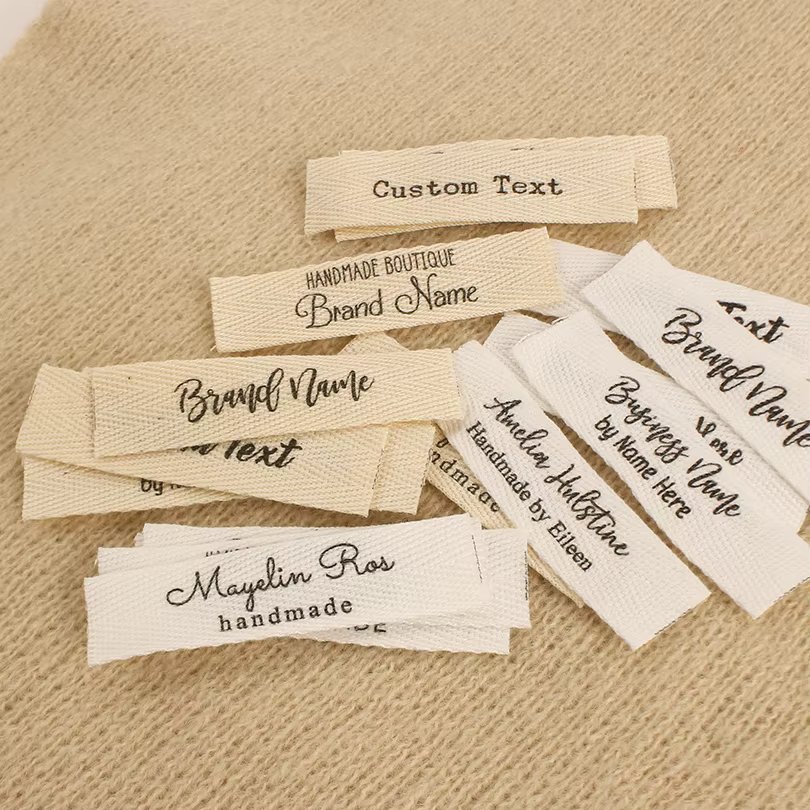 Custom Twill Labels for Clothes, Personalized Items,Brand Tags,Handmade, Sewing Accessories, Free Shipping, Xw5520
