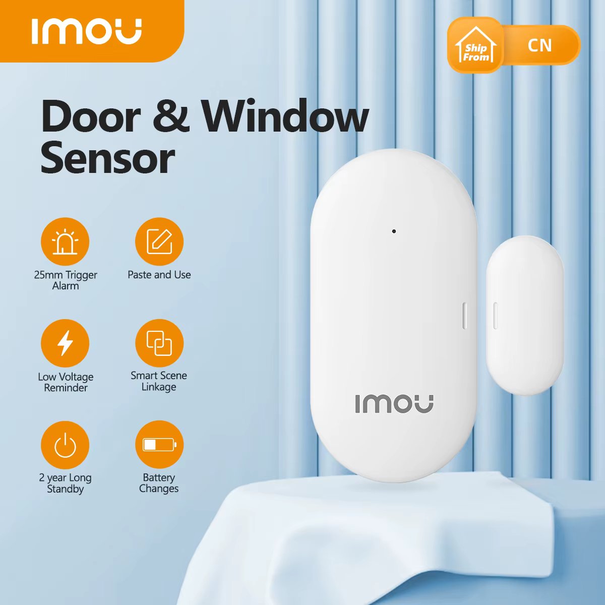 IMOU Smart WiFi Door & Window Sensor Zigbee 3.0 Imou Life App Home Security Protection Real-time Notification
