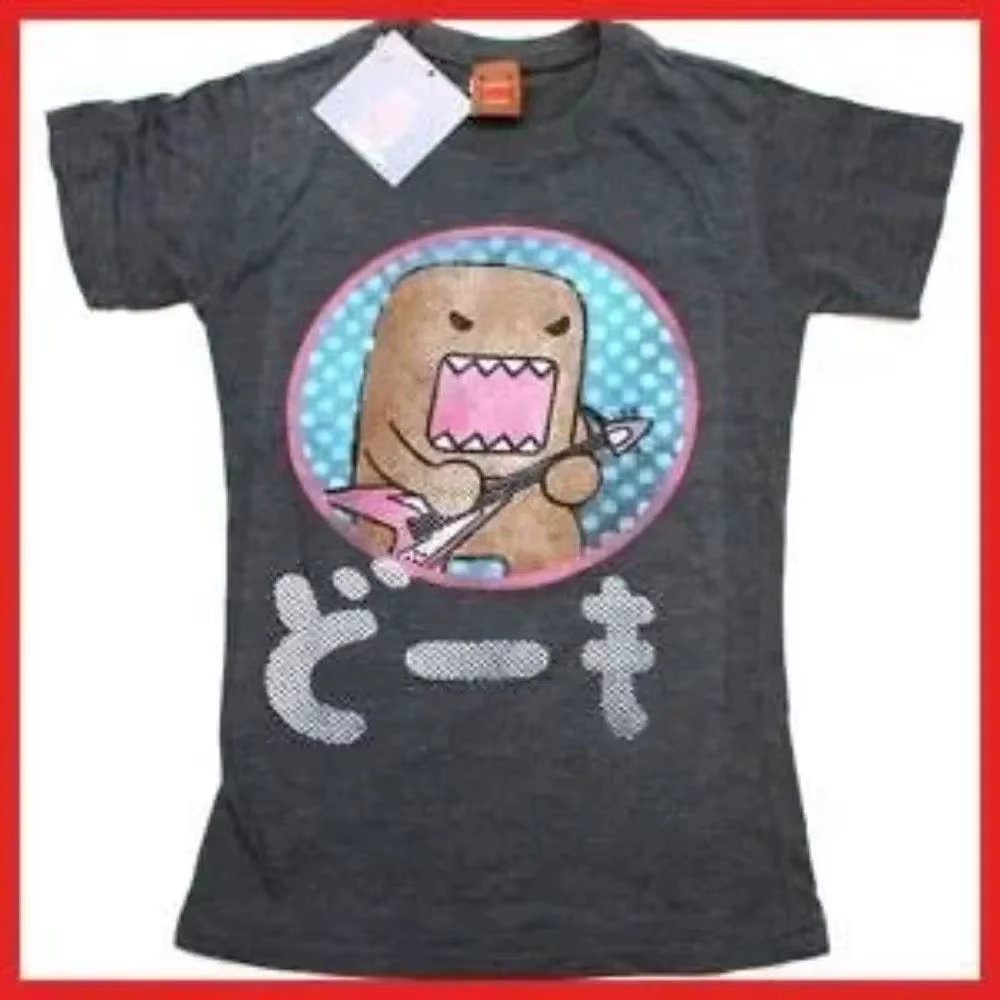 Y2K T shirt Japanese kawaii Harajuku Hip Hop Summer Cute Print Classic Short sleeve Women clothing Casual Round Neck Couple Top