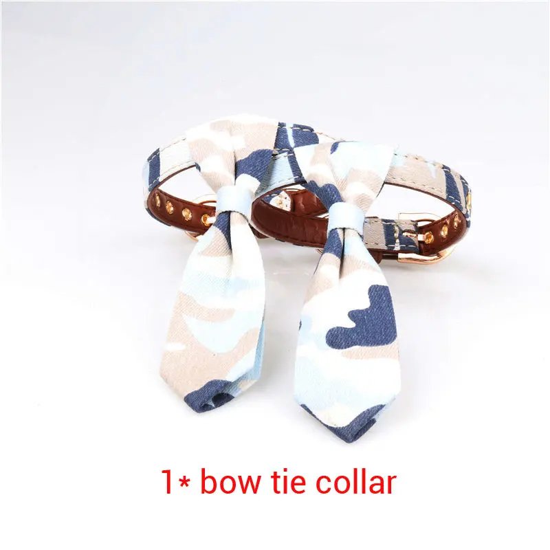 Bow tie Collar Blue