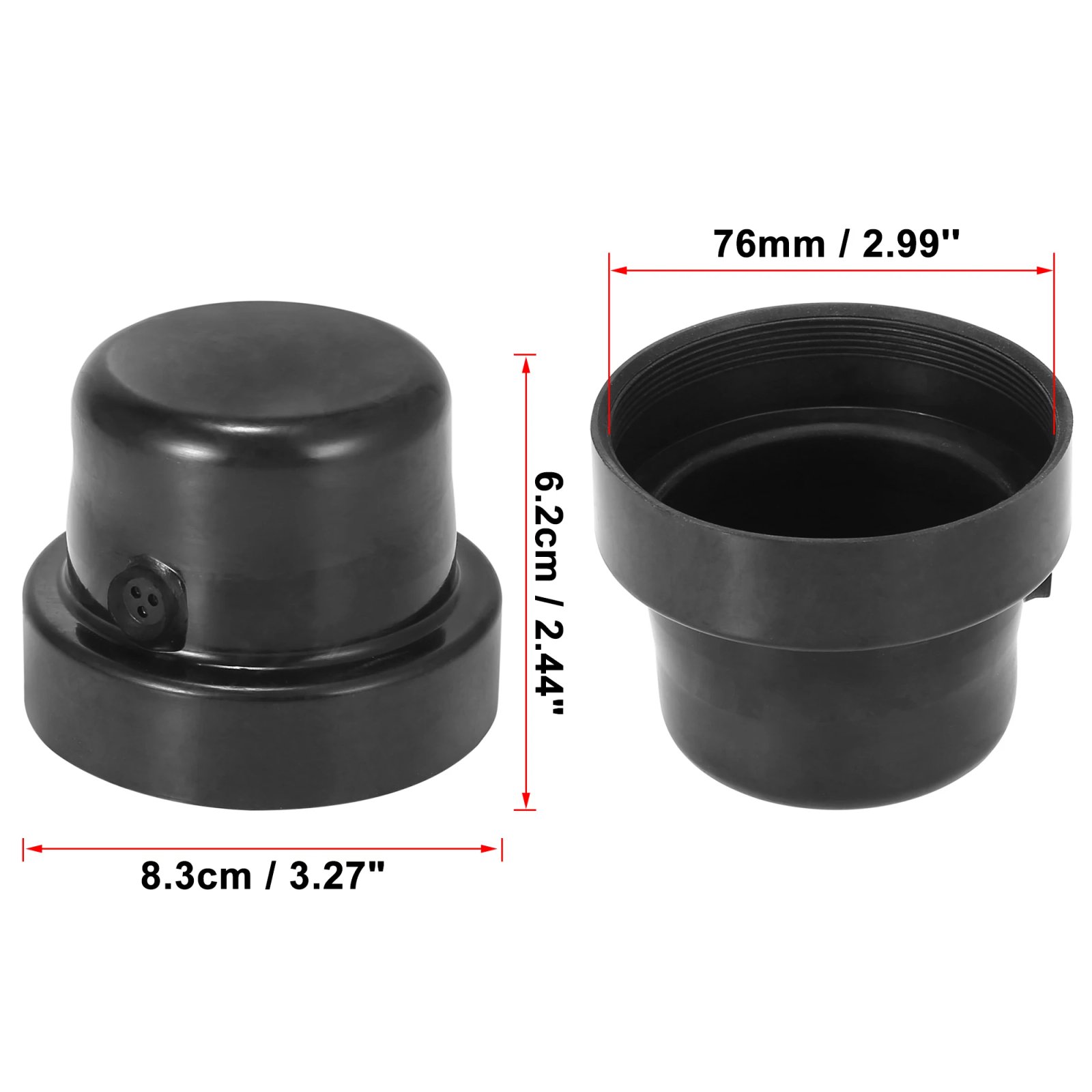 2pcs 76mm
