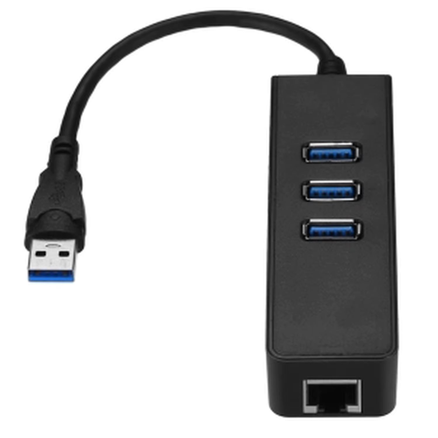 3 ports USB 3.0 Gigabit Ethernet LAN network adapter RJ45 Hub a 1000Mbps PC Mac