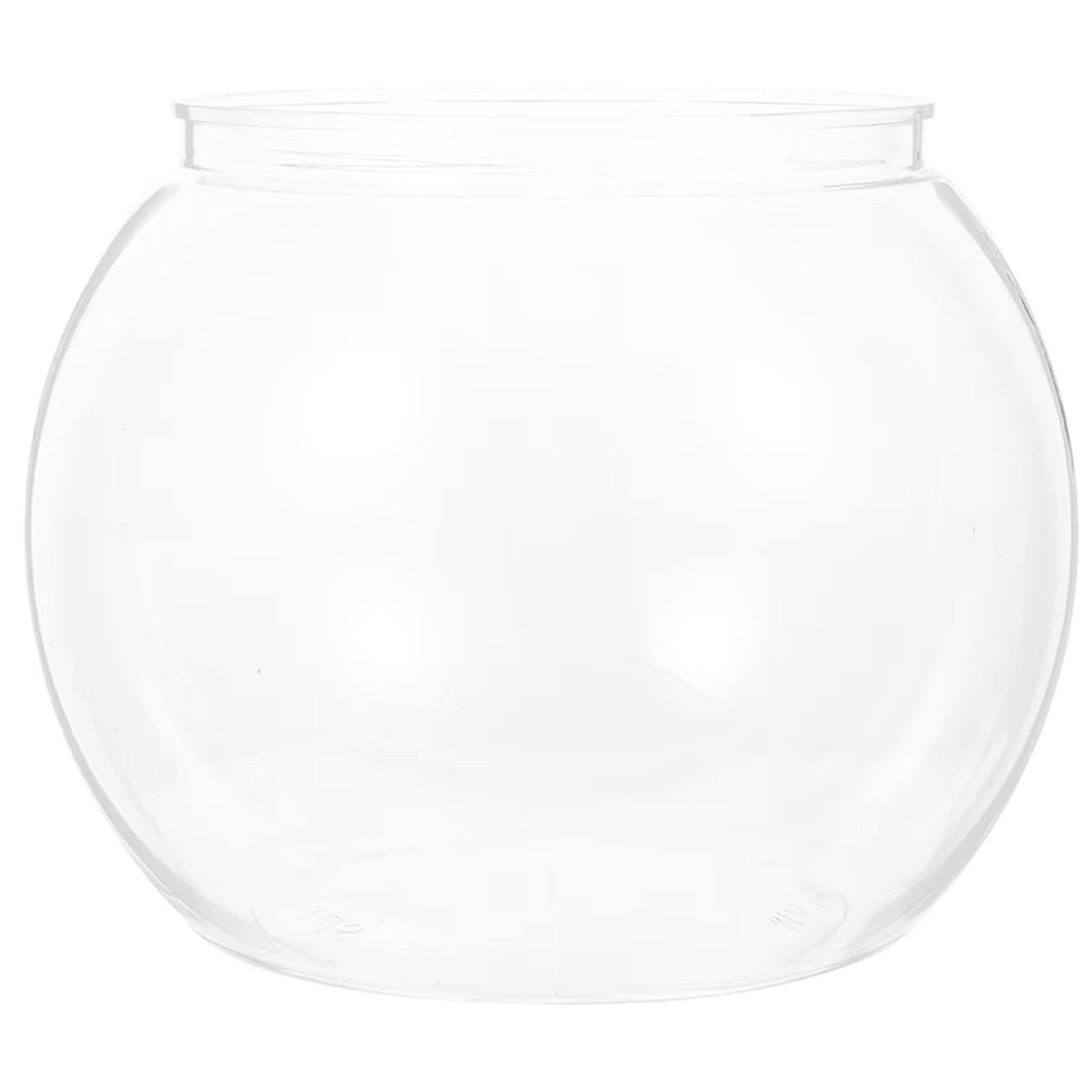 Plastic Fish Bowls Round Aquarium Clear Fish Keeper Tanks Vase Pot Goldfish Bowl Fish Bowls Diy Snow
