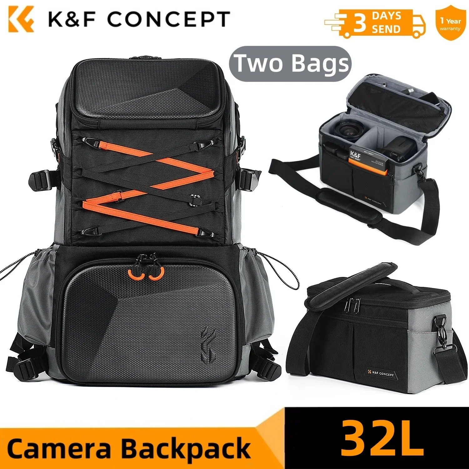 2 bags 32L
