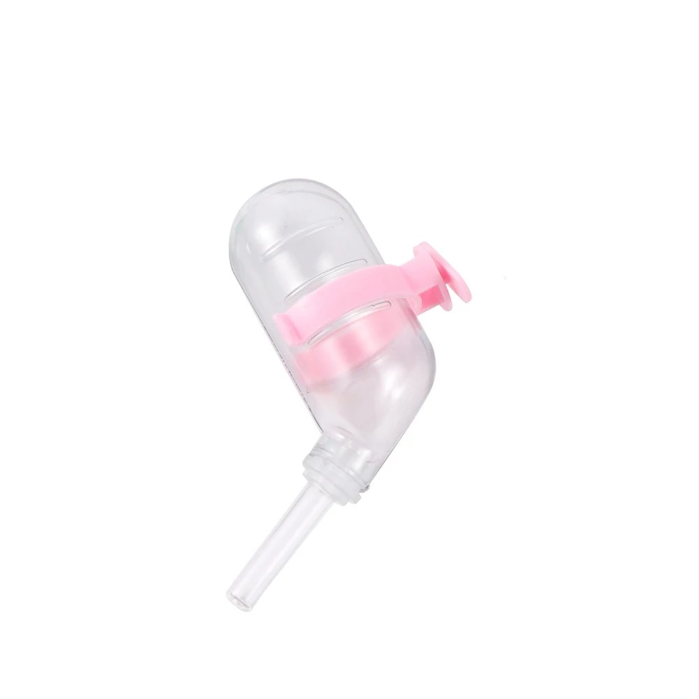 Hamster Vacuum Drinker 60ml Water Bottle Hangable Cage Small Pet Drinking Water Utensils Dispenser Small Animal Supplies