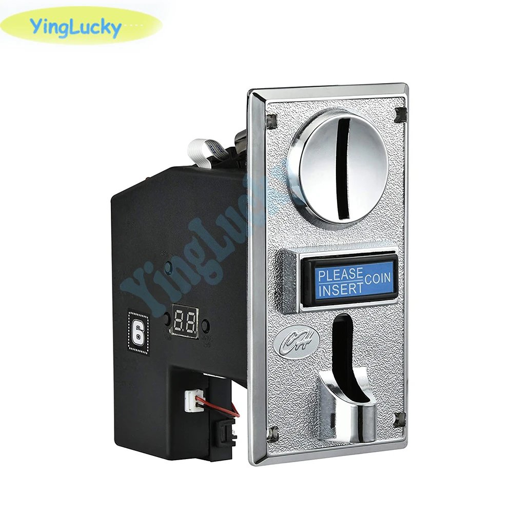 Timer Control Board Time Controller PCB with 6 kind Coin Acceptor for Arcade Machine Massage Chair with 40cm White Lead,JY-15B