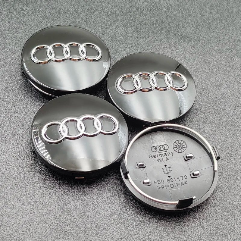60mm Black 4pcs