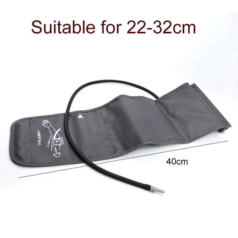 1pcs Adult Arm Blood Pressure Cuff Belt 22-32cm Tonometer Sphygmomanometer Upper Cuff For Arm Blood Pressure Monitor Meter