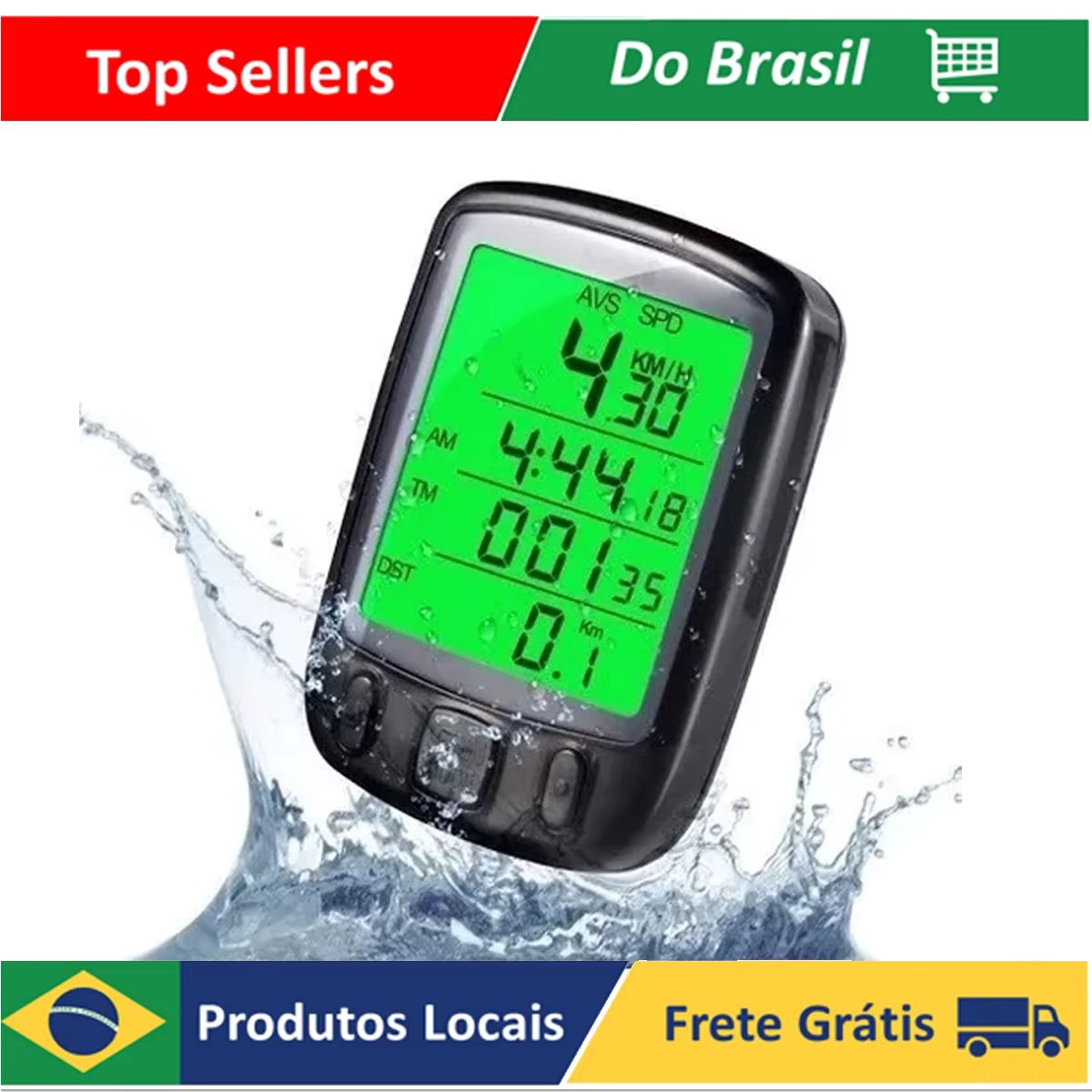 Bike Bicycle Sensor Night Led Light Sd563 Cycle Computer Speedometer Luuk Young