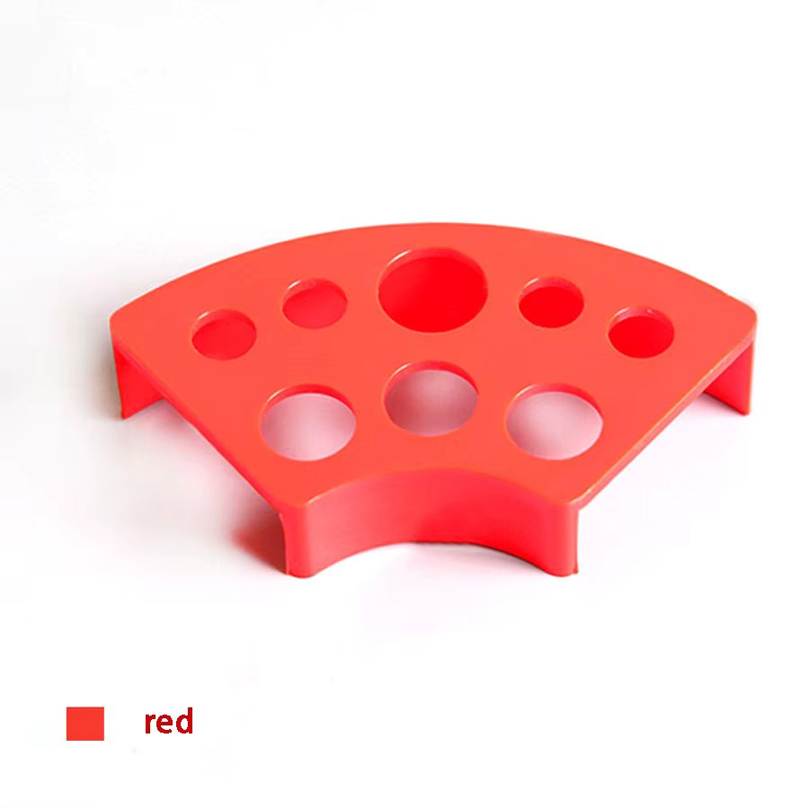 Cups Holders for Tattoo Ink Permanent Makeup Container Holder Plastic Fan-shaped Porous Toner Cup Display Stand Tattoo Supplies