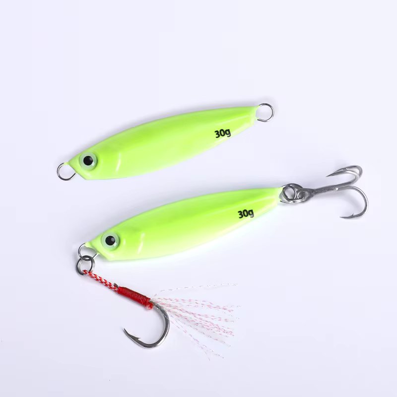 15g 20g 25g 30g 40g 50g 60g luminous glow metal sea bass mackerel snapper fishing lure cast fishing bait jigging lure sea