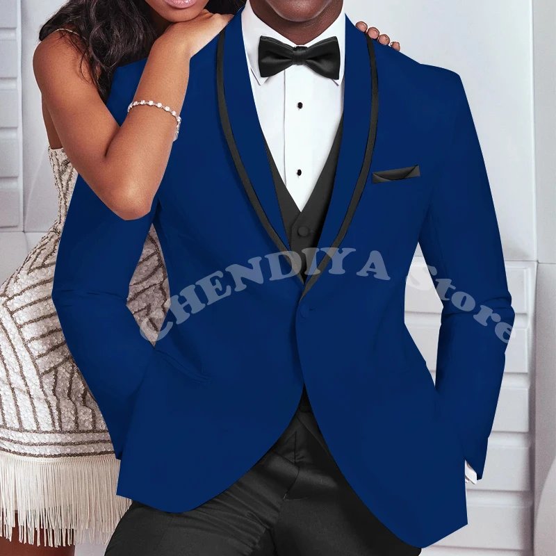 Royal Blue and Black