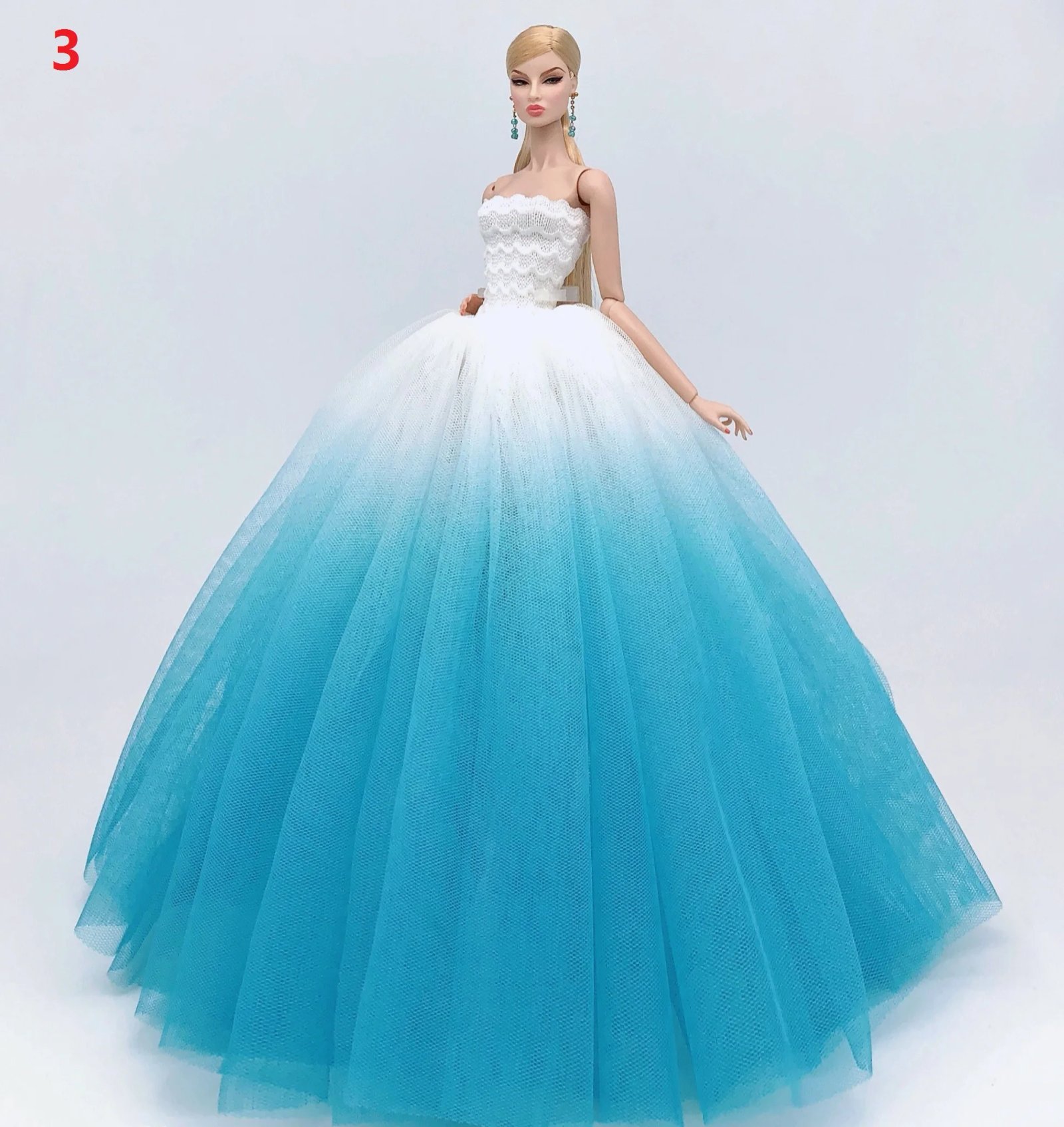 for Barbie clothes dress bjd doll clothes Princess trailing wedding bride marriage fantasy toys gift for barbie accessories