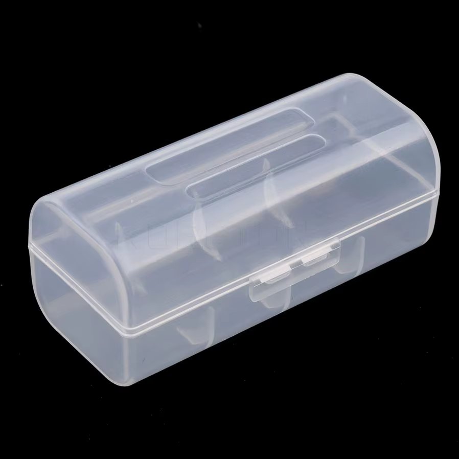 High Quality 26650 Battery Box Transparent Clear Plastic Case Holder Battery Box for 1 X 26650 Rechargeable Battery Storage Case