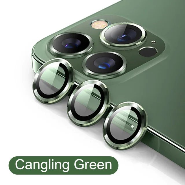 For iPhone 16 Pro Max 14 Plus 13 14Pro 15ProMax Titanium Gray Glitter Diamond Camera Lens Protector Glass Protection Accessories