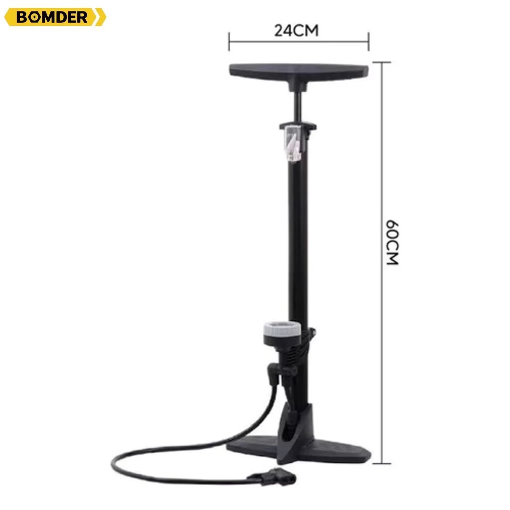 Bomba De Ar 620mm Manual Pneu Moto Bike Piscina Bóia Bomder