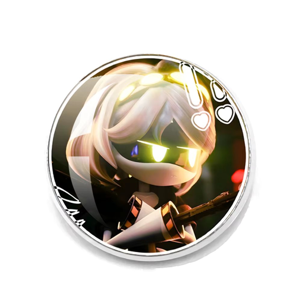 Anime Murder Drones Badge n and uzi Round Cartoon Handmade Brooch For Backpack Clothes Accessories Decoration Gifts Pins