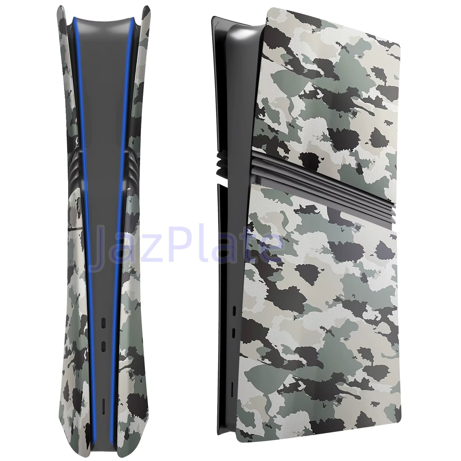 Camouflage Protective Replacement Faceplate for PS5 PRO Digital Edition ABS Cover Shell Compatible PlayStation5 Pro Accessories