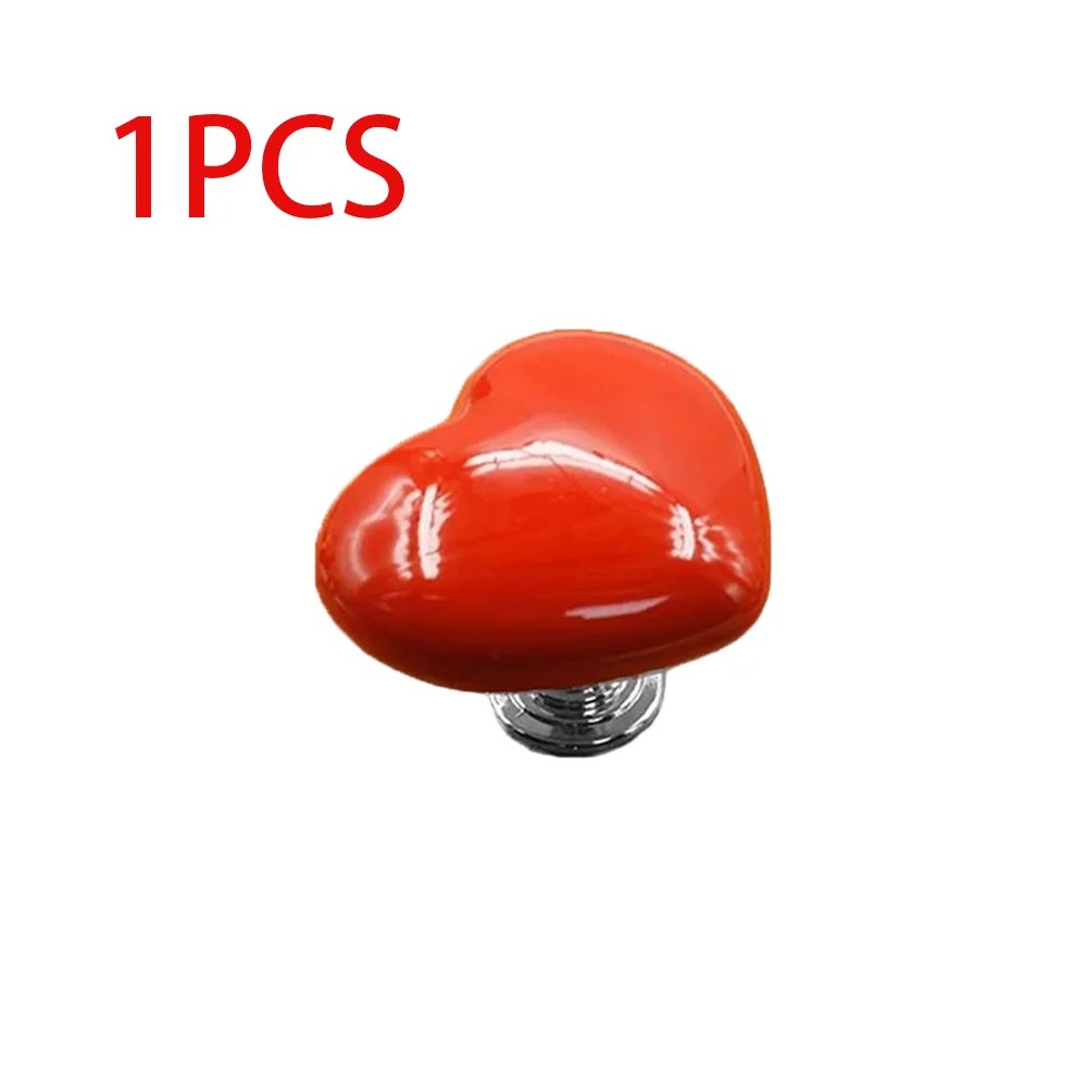 Fashionable Colored Heart Shape Toilet Closestool Water Tank Push Switch Assistant Cabinet Or Door Drawer Auxiliary Buttondevice