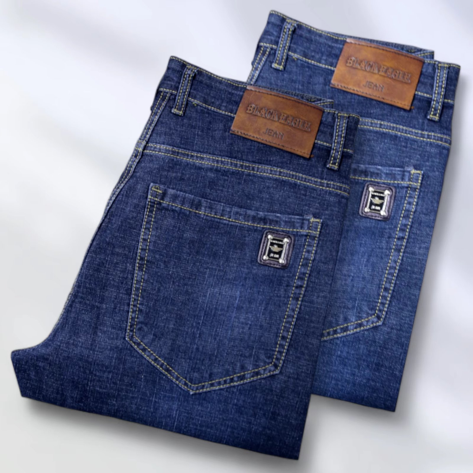 [MACCI] Machis Span Washing Denim Pants Men's jeans straight fit (genuine)