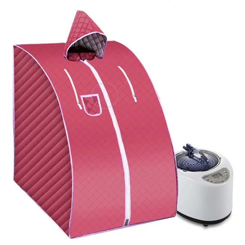 Portable Sauna Household Steam Room Beneficial Skin 2.0L Machine Slimming Bath SPA Health Simple Joint Steel Frame