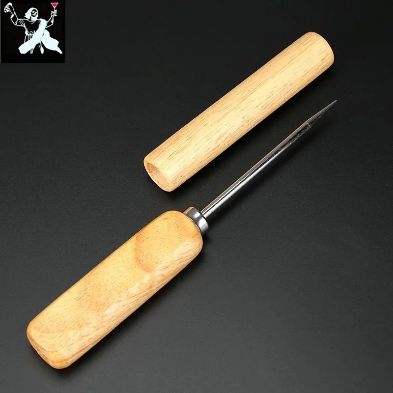 Ice Pick Crusher Crushed With Wooden Handle Cocktail Ice Crusher Metal Pick Bar Chisel Household Kitchen Bar Tool Barwares