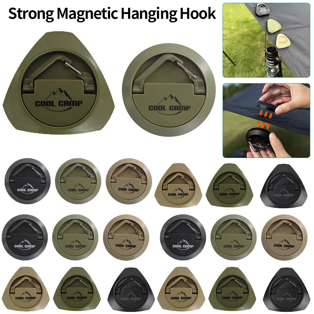 Expandable Hanger Tent Magnetic Hook Convenient Efficient Magnet Clip Hanger Versatile Magnetic Hook for Outdoor Camping Canopy