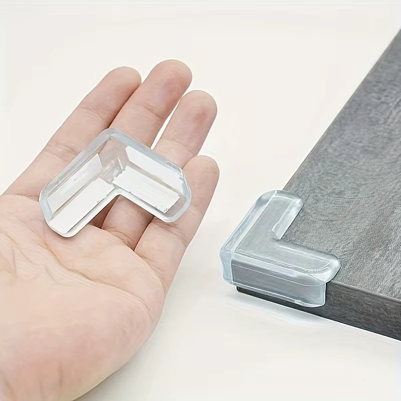 10PCS Transparent Anti Collision Angle PVC Pad Child Safety Corner Guard Baby Collision Proof Protector Table Corner