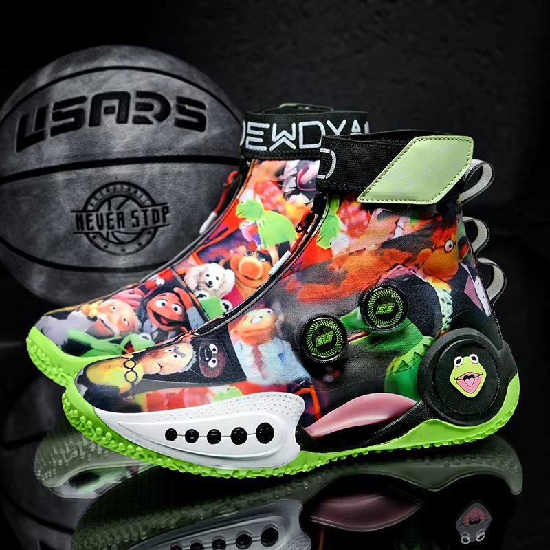 High-top Men Basketball Shoes Kids Women Breathable High Street Basket Shoes Brand Design Sneakers Original Walking Sports Shoes
