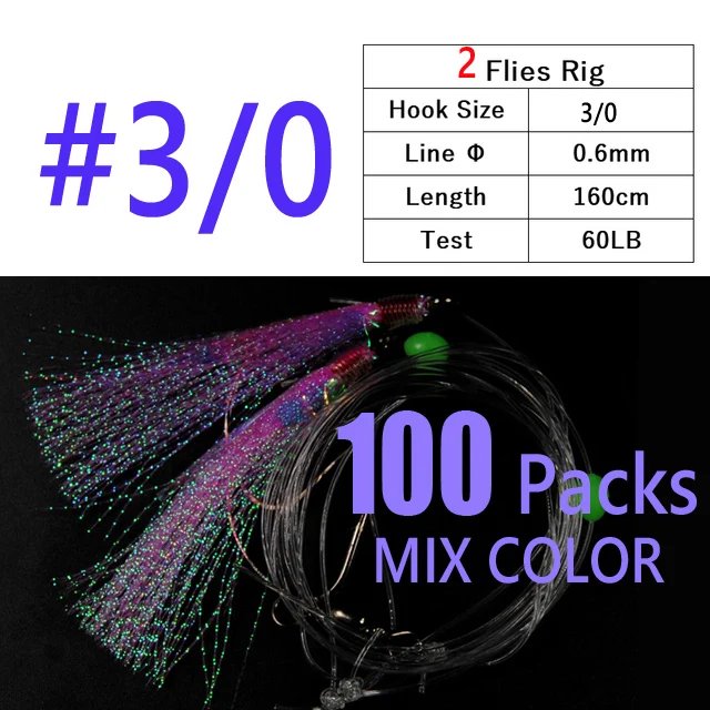 100packs 2 hooks 3l0